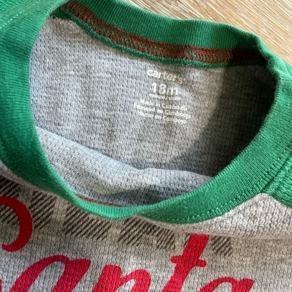 Carters Long Sleeve Thermal Christmas Santa 18 months - Picture 5 of 5